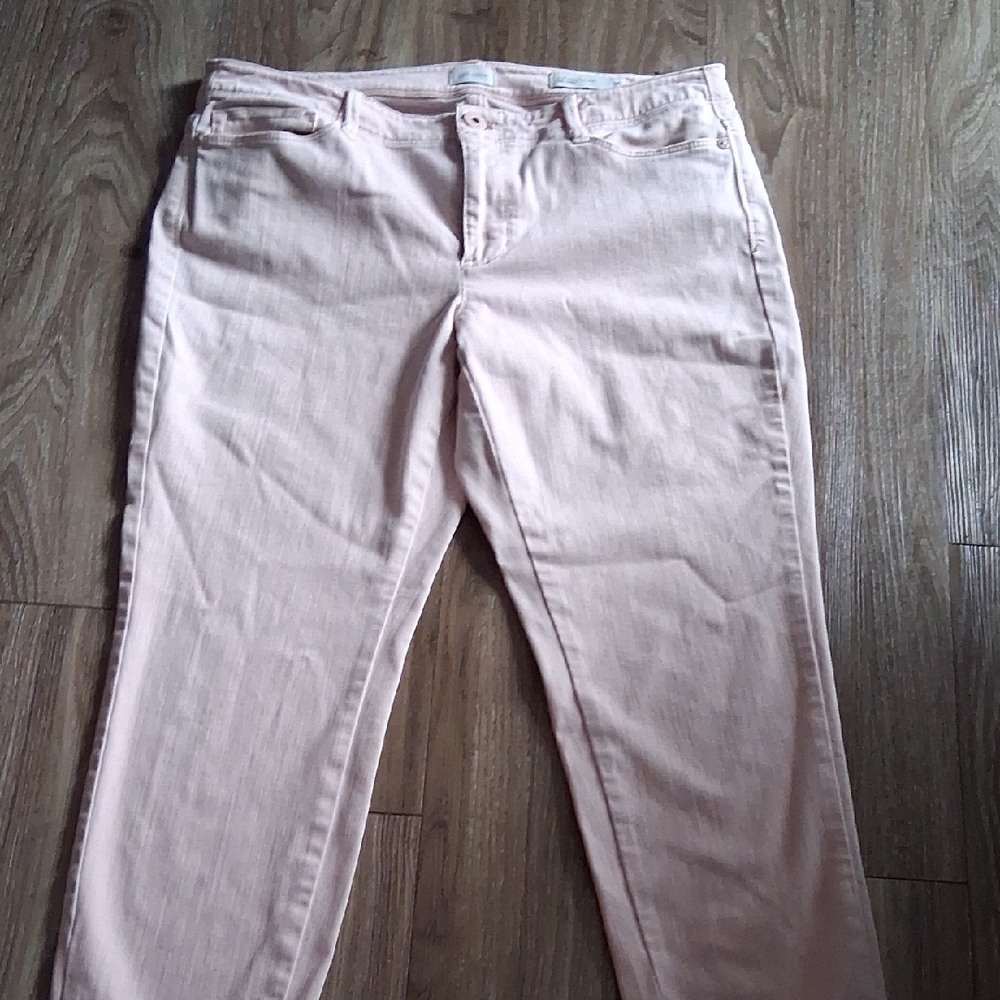 J. Jill Pink Straight Leg Jeans